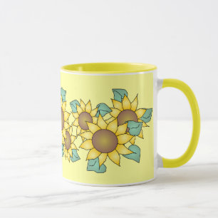 SONNENBLUMEN durch SHARON SHARPE Tasse