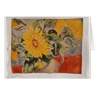 Sonnenblumen durch Suzanne, leere Karte