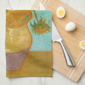 Sonnenblumen durch Van Gogh Handtuch (Viertel Falte)