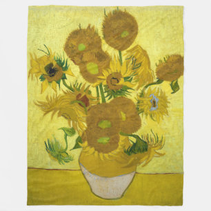 Sonnenblumen durch Vincent van Gogh Fleecedecke