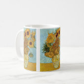 Sonnenblumen durch Vincent van Gogh Kaffeetasse (Vorderseite Links)