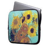 Sonnenblumen durch Vincent van Gogh Laptopschutzhülle (Vorderseite Links)