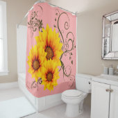 Sonnenblumen Duschvorhang (Beispiel)