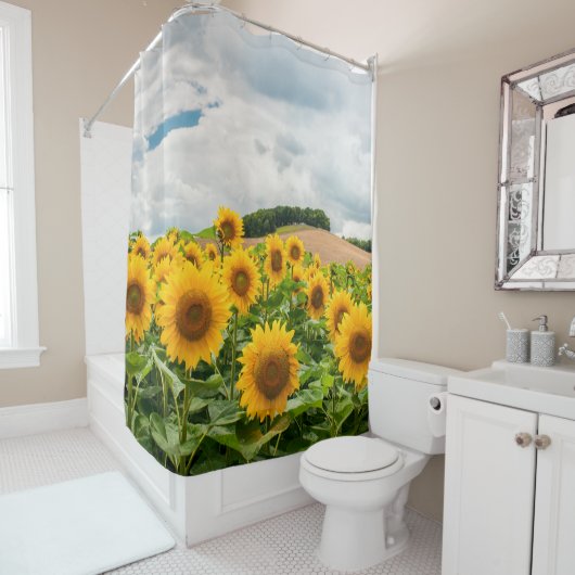 Sonnenblumen Duschvorhang (Beispiel)