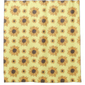 Sonnenblumen Duschvorhang (Vorderseite)