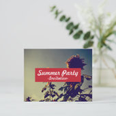 Sonnenblumen Einladung (Stehend Vorderseite)