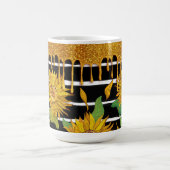 Sonnenblumen Einzigartig und whimsical Kaffeetasse (Mittel)