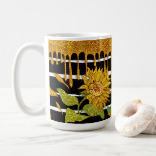 Sonnenblumen Einzigartig und whimsical Kaffeetasse