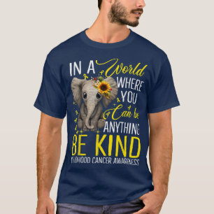 Sonnenblumen Elefant sein Kind Krebs Awaren T-Shirt