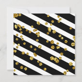 Sonnenblumen Elegantes Probe Abendessen Einladung (Rückseite)