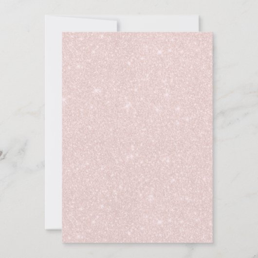 Sonnenblumen Elegantes Rosa Brautparty Einladung (Rückseite)