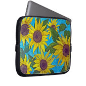 Sonnenblumen Elektronik-Bag Laptopschutzhülle (Vorne Rechts)