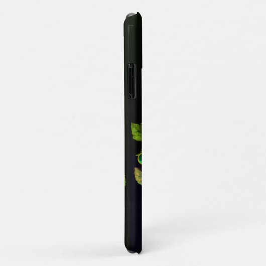 SONNENBLUMEN,EMERALD GREEN GEMSTONES FLORALLES MON Case-Mate iPhone HÜLLE (Hinten/Rechts)