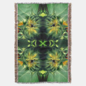 Sonnenblumen Entfalten Abstrakt Decke (Vorderseite Vertikal)