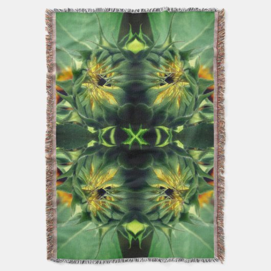 Sonnenblumen Entfalten Abstrakt Decke (Vorderseite Vertikal)