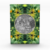 Sonnenblumen entfalten Ihre eigene Fotoblock (Vorderseite)