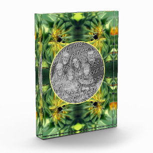 Sonnenblumen entfalten Ihre eigene Fotoblock