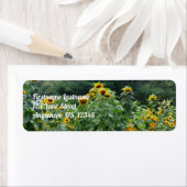 Sonnenblumen entlang Stone Wall Orton Wirkung Adre (Insitu)