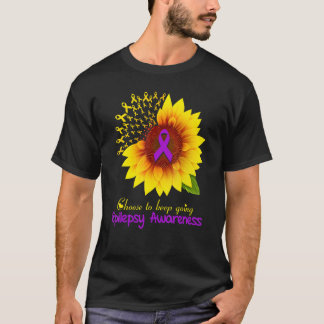 Sonnenblumen Epilepsie Behalte Epilepsie T-Shirt