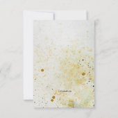 Sonnenblumen erhalten bald eine Grußkarte Dankeskarte (Rückseite)