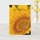 Sonnenblumen erholen sich bald karte (Gelbe Blume)