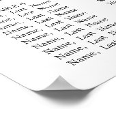 Sonnenblumen Eukalyptus 10 Tische SITZPLATZ Poster (Ecke)