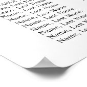 Sonnenblumen Eukalyptus 12 Tische SITZPLATZ Poster (Ecke)