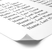 Sonnenblumen Eukalyptus 16 Tische SITZPLATZ Poster (Ecke)