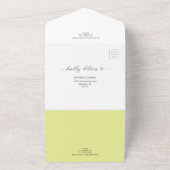 Sonnenblumen Eukalyptus Elegantes Blumenzelt RSVP All In One Einladung (Außenbereich)