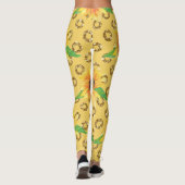 Sonnenblumen-Express Leggings (Rückseite)
