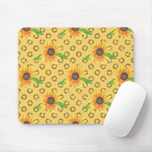 Sonnenblumen-Express Mousepad (Mit Mouse)
