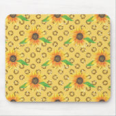 Sonnenblumen-Express Mousepad (Vorne)