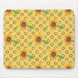 Sonnenblumen-Express Mousepad