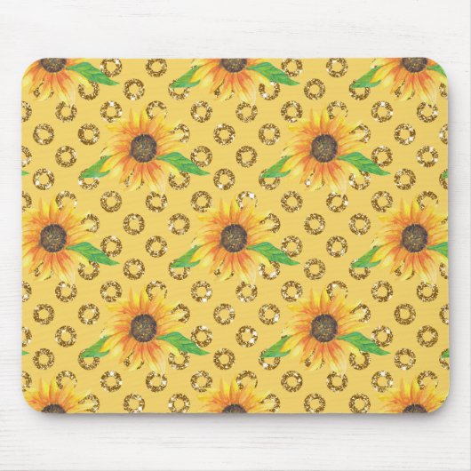 Sonnenblumen-Express Mousepad (Vorne)