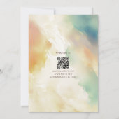 Sonnenblumen fallen ein wenig Pumpkindusche Einladung (Rückseite)