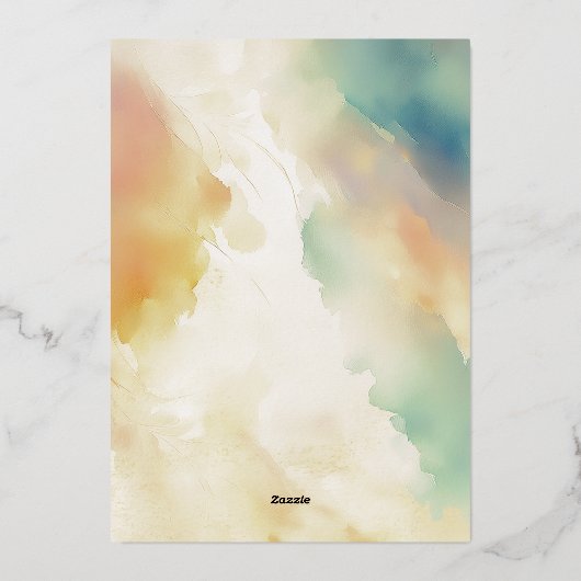 Sonnenblumen fallen ein wenig Pumpkindusche Folieneinladung (Rückseite)