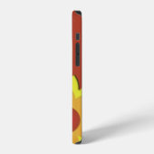 Sonnenblumen-Farbblock iPhone Hülle (Linke Seite)