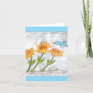 Sonnenblumen Feiertagskarte