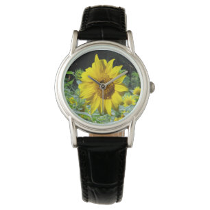 Sonnenblumen Feld & Sonnenblumen eWatch für Frauen Armbanduhr