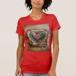 Sonnenblumen Festglass Herz Steampunk Serie T-Shirt