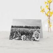 Sonnenblumen Festival Blank Gruß Karte (Gelbe Blume)