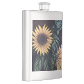 Sonnenblumen Flachmann (Rechts)