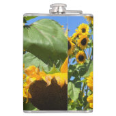 Sonnenblumen Flachmann (Rückseite)