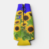 Sonnenblumen Flasche Cooler Flaschenkühler (Rückseite)