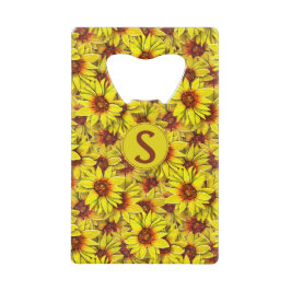 Sonnenblumen-Flaschenöffner Geldbeutel Flaschenöffner