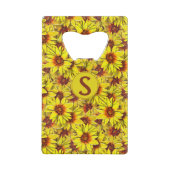 Sonnenblumen-Flaschenöffner Geldbeutel Flaschenöffner (Rückseite)