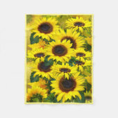 Sonnenblumen Fleece Blanket (Vorderseite)