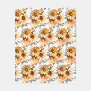 Sonnenblumen Fleece Blanket