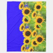 Sonnenblumen Fleece Blanket (Vorderseite)