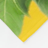 Sonnenblumen Fleece Blanket Ukraine Flaggenfarben (Ecke)